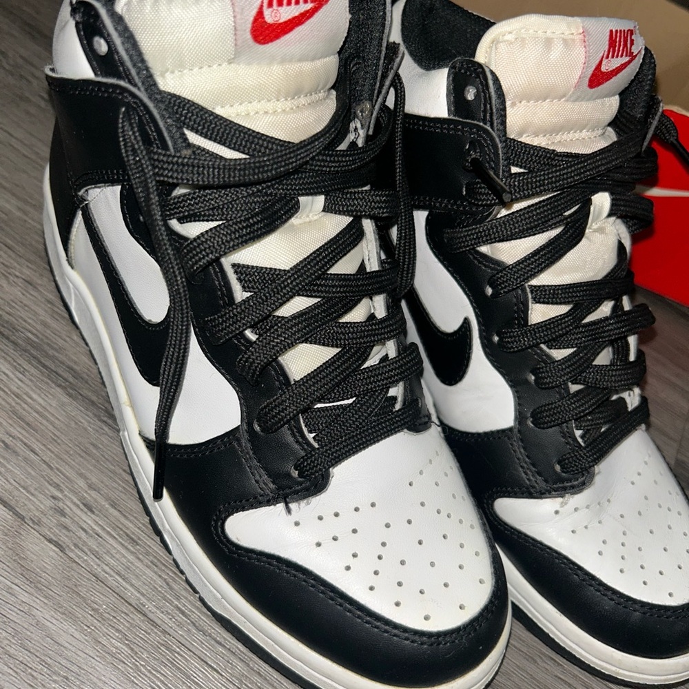Nike Black and White High-Tops